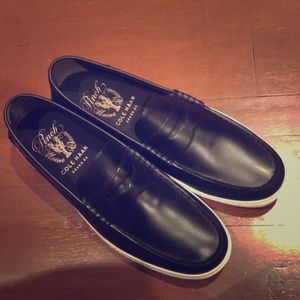 Black & White Cole Haan ‘Pinch’ Penny Loafer
